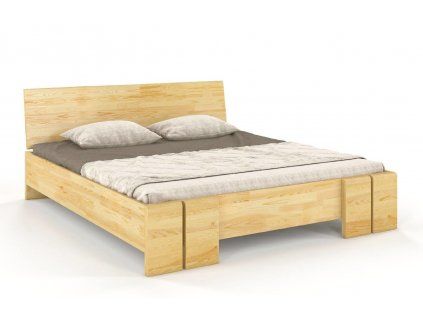 Masívna posteľ Vestre Maxi z borovice (Farba Prírodná, Rozmer postele 90 x 200 cm)