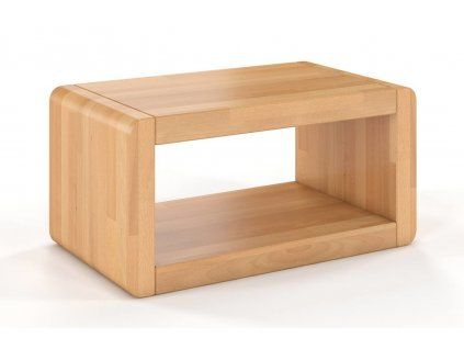 Drevený nočný stolík Boverio buk (Farba Prírodná)