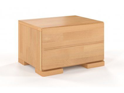 Masívny nočný stolík Sandemo I buk  (Farba Prírodná)