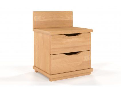 Drevený nočný stolík Arhus II buk (Farba Prírodná)