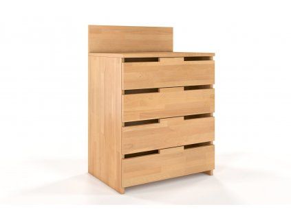 Komoda z masívu Bergman 4S buk (Farba Prírodná)
