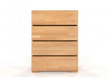 Komoda z masívu buk Sandemo 4S80  (Farba Prírodná)