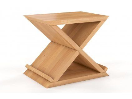 Moderný nočný stolík Jarocin buk (Farba Prírodná)