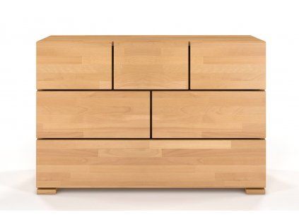 Komoda z masívu buk Hessler 6 (Farba Prírodná)