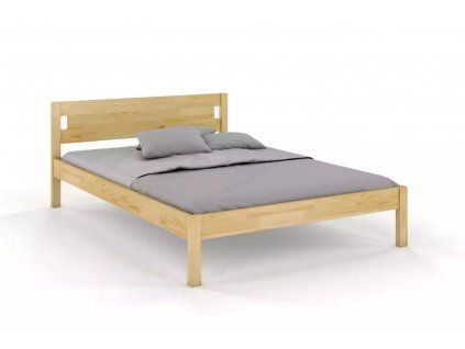 Posteľ z masívu Laxbaken borovica (Farba Prírodná, Rozmer postele 90 x 200 cm)