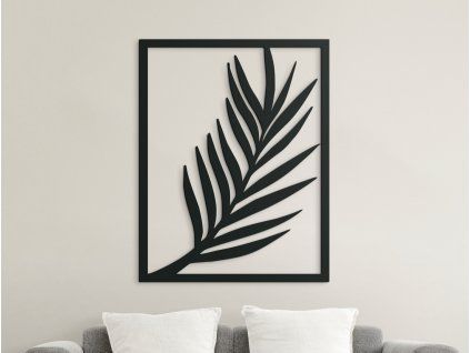 Obraz na stenu Vejúci list (Farba obrazu Sivá, Rozmer obrazu 29,5 x 23 cm)
