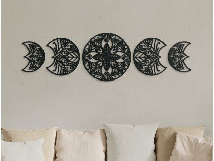5-dielna mandala na stenu