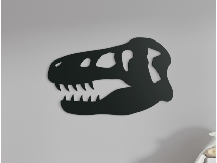 Detská nálepka na stenu Hlava dinosaura