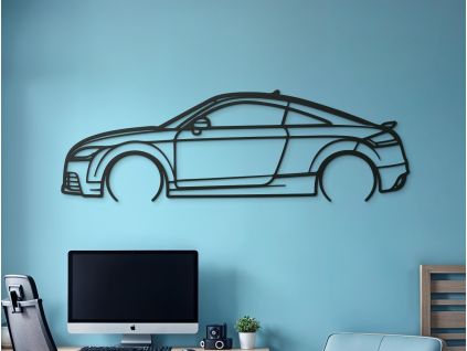 Obraz na stenu TT RS Quattro (Farba obrazu Sivá, Rozmer obrazu 19,5 x 60 cm)