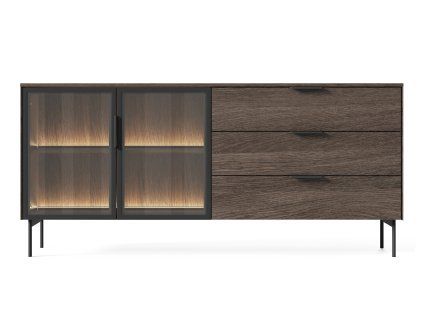 LUMUS C SIROKA KOMODA DUB CIERNA (1)