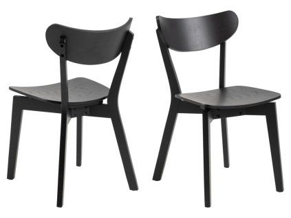 2x Jedálenská stolička Roxby - čierna