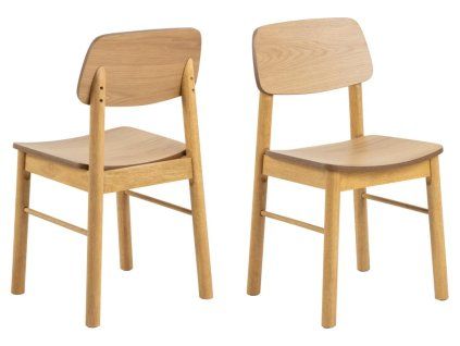 2x Jedálenská stolička Barlow - dub