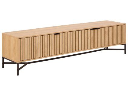 TV stolík Jaipur - dub / čierna