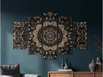 63811 1 viacdielna mandala zlate jadro