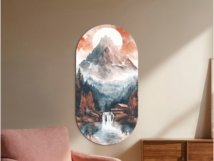 Obraz Ticho pod vrcholom (Povrchová úprava Matná, Rozmer obrazu 62 x 32 cm)
