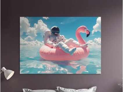 Obraz na stenu Kozmický chill (Farba rámu Bez rámu, Povrchová úprava Matná, Veľkosť obrazu A4)