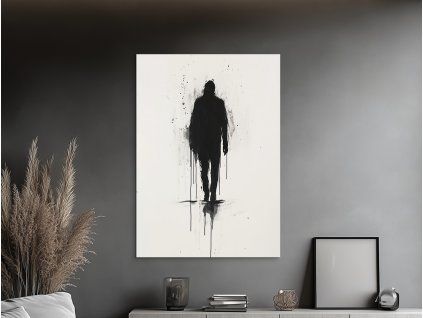 Obraz na stenu Kráčajúci tieň (Farba rámu Bez rámu, Povrchová úprava Matná, Veľkosť obrazu A4)