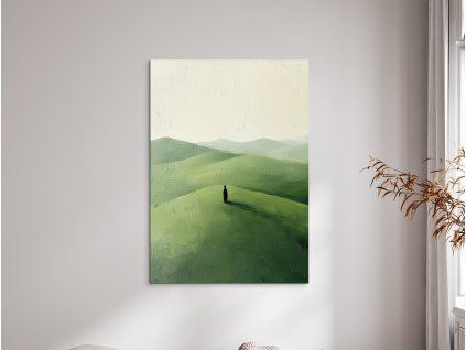 Obraz Osamelosť na kopci (Farba rámu Bez rámu, Povrchová úprava Matná, Veľkosť obrazu A4)