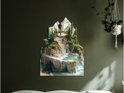 Dekorácia Turistický chodník (Povrchová úprava Matná, Rozmer obrazu 38,5 x 28,5 cm)