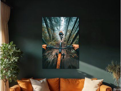 Obraz na stenu Bike adrenalín (Farba rámu Bez rámu, Povrchová úprava Matná, Veľkosť obrazu A4)