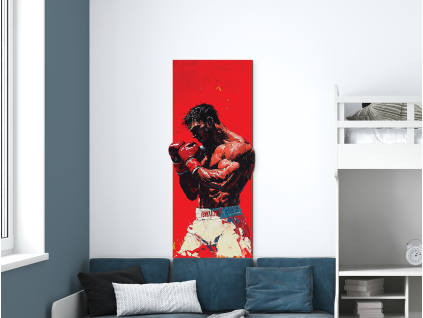 Obraz na stenu Červený ring (Povrchová úprava Matná, Rozmer obrazu 38 x 16,5 cm)
