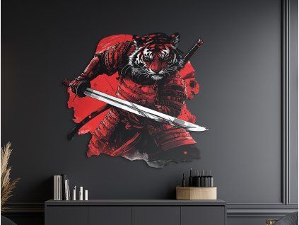 Obraz na stenu Tiger bojovník (Povrchová úprava Matná, Rozmer obrazu 33,5 x 36 cm)