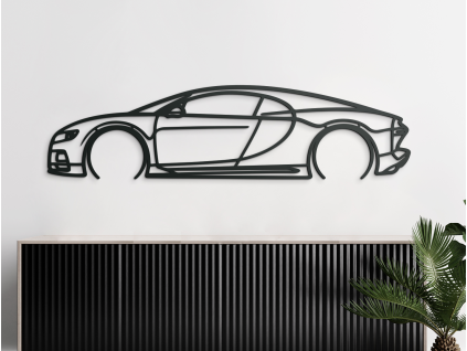 AKCIA Moderný obraz na stenu Bugatti Chiron, Biela