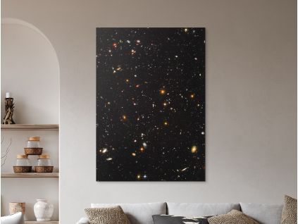 Obraz Deep Space - fotografia Hubble teleskopu (Farba rámu Bez rámu, Povrchová úprava Matná, Veľkosť obrazu A4)