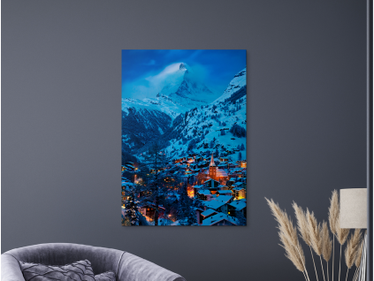 Farebný obraz Matterhorn (Farba rámu Bez rámu, Povrchová úprava Matná, Veľkosť obrazu A4)