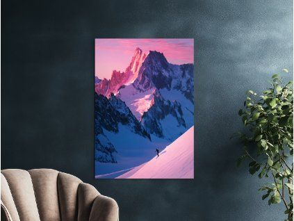 Farebný obraz Sloboda v Alpách (Farba rámu Bez rámu, Povrchová úprava Matná, Veľkosť obrazu A4)