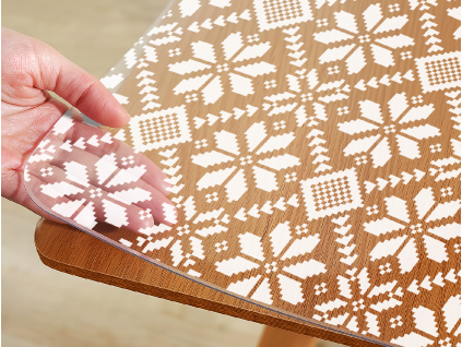 68670 makke sklo vysivany vzor pvc folia na stol na mieru