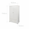 eng pl Marylou snow bliss 2 door wardrobe 675 2