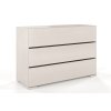 Drevená komoda borovica Sandemo 3S  (Farba Biela)