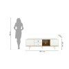 biely tv stolik harmony 5