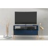 polka navy TV stolik 4
