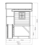 Domček LOFT 550 č.2