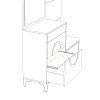 Eveline szuflada 1 pol