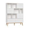 swing bookcase wide white 2 700x704