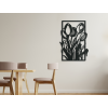 Drevený obraz Tulipány (Farba obrazu Sivá, Rozmer obrazu 22,5 x 31,5 cm)