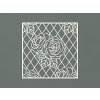 Drevený obraz na stenu Ruže (Farba obrazu Biela)