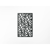 Vyrezávaný obraz na stenu Listy (Farba obrazu Sivá, Rozmer obrazu 31,5 x 19,5 cm)