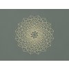 Drevená Mandala na stenu (Farba obrazu Prírodná)