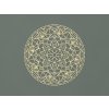 Drevená mandala Kruh (Farba obrazu Prírodná)