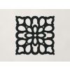 Štvorcová drevená mandala (Farba obrazu Čierna)