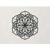 Geometrická mandala na stenu (Farba obrazu Čierna)