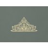 Polovičná mandala z dreva Ornament (Farba obrazu Prírodná)