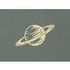 Drevená dekorácia Planéta Saturn (Farba obrazu Prírodná)