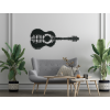 Drevená nálepka na stenu Gitara