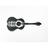 Drevená nálepka na stenu Gitara