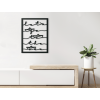 Drevená nálepka Let's go to the sea (Farba obrazu Sivá, Rozmer obrazu 29,5 x 22,5 cm)